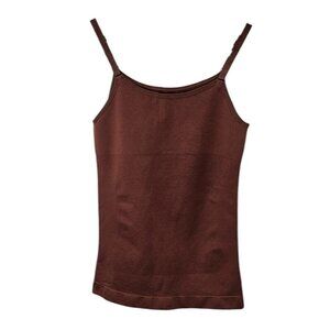 Empetua Shapewear Tank, Brown, Compression Top, Size Large